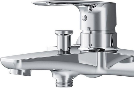 Смеситель для ванны/душа  излив 175мм, БЕЗ аксессуаров, цв.хром AMPM Gem F90A10000