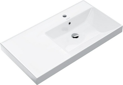 Раковина мебельная 90 см, правая, для тумбы "" Kerama Marazzi Cubo CU.wb.90Rh