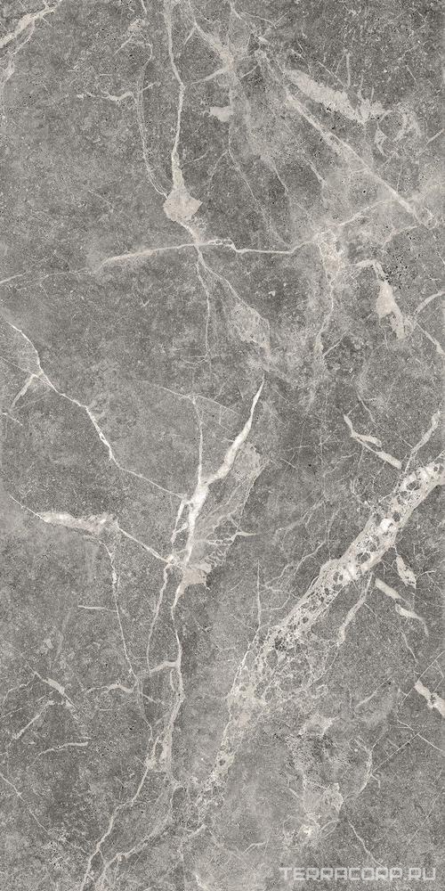 Керамогранит Kerranova Marble Trend Керамогранит K-1006/LR SILVER RIVER 60х120 Серый, фото 3
