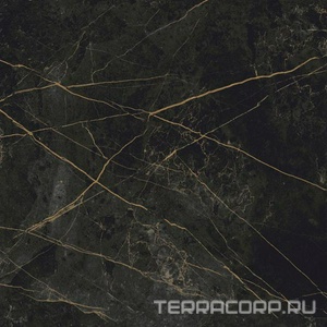 Керамогранит Idalgo Гранит Сандра  черно-оливковый MR матовый 60x60 Черный 