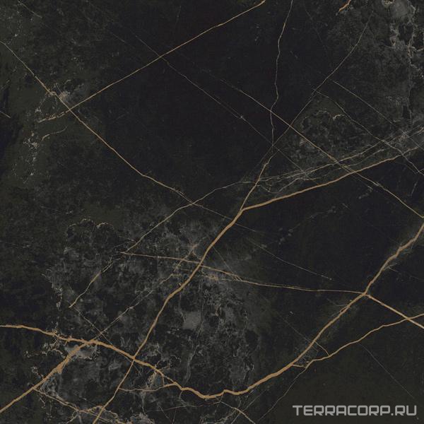 Керамогранит Idalgo Гранит Сандра черно-оливковый MR матовый 60x60 Черный, фото 5
