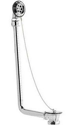 Слив-перелив для ваны с коленом и цепочкой (хром), Villeroy & Boch ZZ