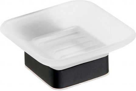 Мыльница настенная, (цв. черный матовый),  ZZ Bemeta Nero 135008020