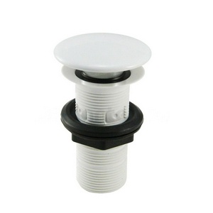 Пробка для сливного отверстия раковин без перелива и с переливом, универсальн.,нажимн.Up & down,G 1 1/4, (крышка керам.цв.matt white), Artceram ZZ ArtСeram Универсал ACA038 05 00