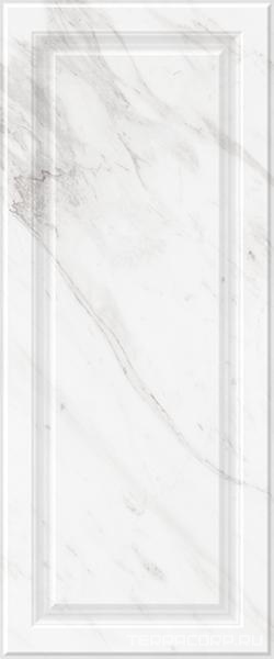 Керамическая плитка Gracia ceramica Noir white wall 01XX 25x60 Белый, фото 3
