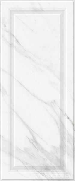 Керамическая плитка Gracia ceramica Noir white wall 01XX 25x60 Белый, фото 7
