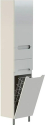 Шкаф-пенал Orange Topline-Rio 40 R, с бельевой корзиной, 40x31x190 см, цв. белый, ZZ
