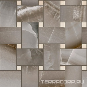 Мозаика Sant Agostino Akoya Maxi Rete  Ocean Kry 30x30 Коричневый 