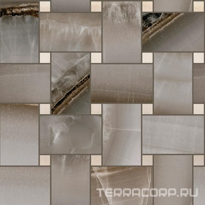 Мозаика Sant Agostino Akoya Maxi Rete  Ocean Kry 30x30 Коричневый 