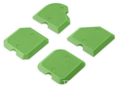 Укладка плитки Проф.набор шпателей для выравнивания , 4шт ,жесткость 80 (арт.962) IRWEST IRWEST 