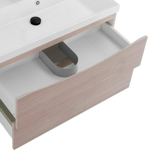 База под раковину подвесная с 2 выкатными ящиками, 800х450x530мм, (без раковины), (цв.Rovere Grigio),  ZZ BelBagno Marino MARINO-800-2C-SO-RG-P