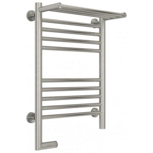 Полотенцесушитель " 2.0" 600x400 мм + полка.,  электрический, пульт управ. слева, в комплекте 4 телескоп.кроншт. цв.сатин ZZ Сунержа Богема 071-5206-6040