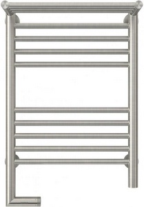 Полотенцесушитель " 2.0" 600x400 мм + полка.,  электрический, пульт управ. слева, в комплекте 4 телескоп.кроншт. цв.сатин ZZ Сунержа Богема 071-5206-6040