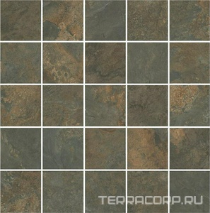 Мозаика Kerama Marazzi Рамбла Декор  коричневый мозаичный25x25 Коричневый 