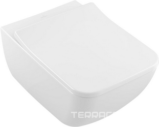 Унитаз подвесной Villeroy & Boch Venticello 4611RS01 безободковый| 56x37x33