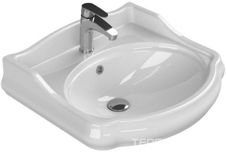 Раковина Виктория 60 для тумбы  60, белая (БЕЗ ТУМБЫ НЕ ПРОДАЕТСЯ!)ZZ Opadiris Лоренцо 030200-u-01