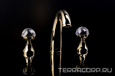 Смеситель Boheme Imperiale Presente 337 для раковины, цв. золото, ZZ