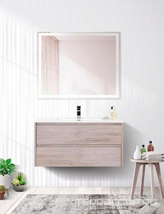 База под раковину подвесная с двумя выкатными ящиками, 1010х460хh515мм, без раковины, (цв.Rovere Galifax Bianco),  BelBagno Kraft KRAFT-1000-2C-SO-RGB