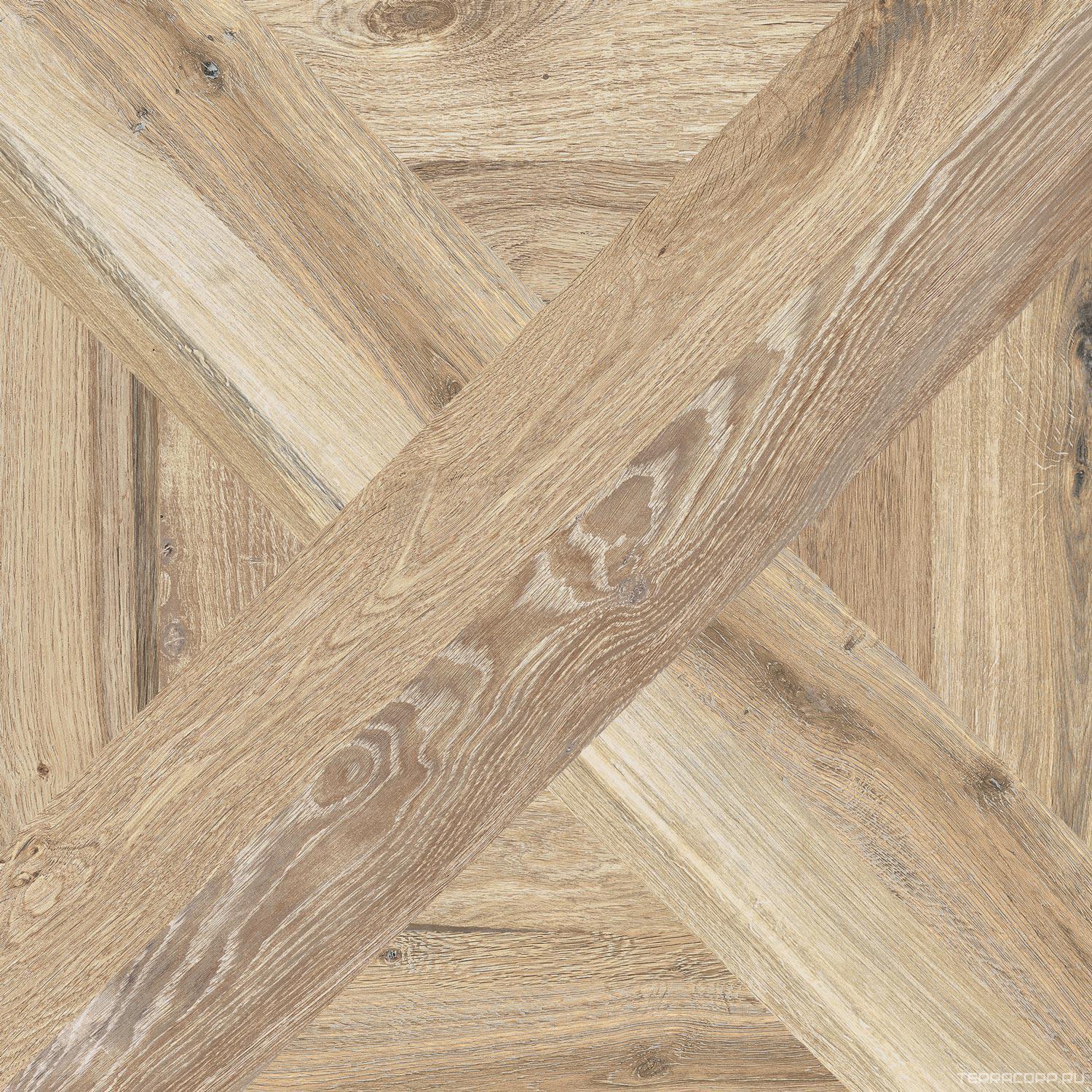 Керамогранит Florim Planches de Rex Planches De Rex Miel Dec Matt.Nat 80x80 Коричневый, фото 7