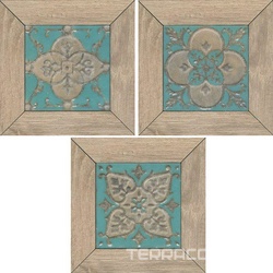 Вставка Меранти пепельный светлый мозаичный|13x13