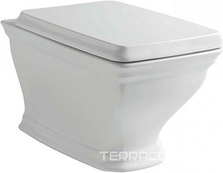 Унитаз подвесной 36х54см, без сиденья, крепёж в компл., (цв.белый), Civitas ZZ
