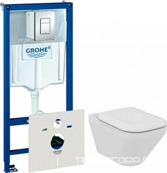 Комплект Инсталляция Grohe Rapid SL 4 в 1 с кнопкой смыва| 56x36x35