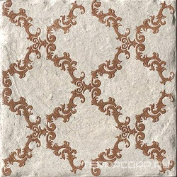 Decori inserto Aloha Ecru s/6 ZZ |20x20