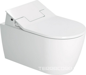 Унитаз подвесной Duravit ME by Starck 222859 с крышкой биде| 53x37x35
