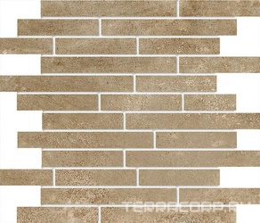 Мозаика Гранит Стоун Базальт Коричневый 2 полиров/мат PGR/MR|30x35,8