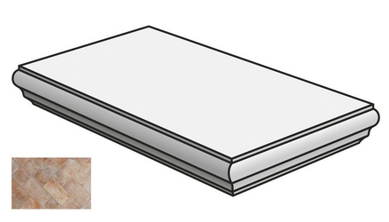 Tuscany Angolo Gradone + Toro Certaldo Sx  ZZ|20,3x40,6