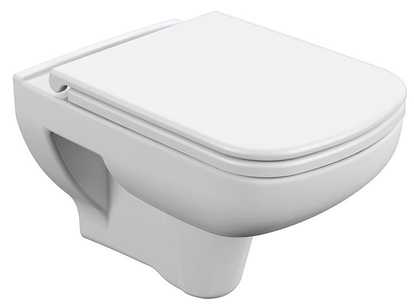 Комплект Унитаз Cersanit Colour CLEAN ON безободковый| 52x36x36