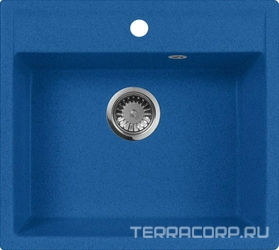 Мойка кухонная AquaGranitEx M-56 синяя| 50x56x20