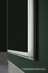 Зеркало с подсветкой -75, цв.белый, крепеж в комплекте Aquanet Nova Lite 242271