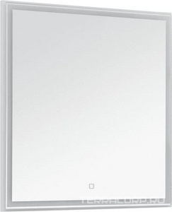 Зеркало с подсветкой -75, цв.белый, крепеж в комплекте Aquanet Nova Lite 242271