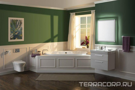 Зеркало с подсветкой -75, цв.белый, крепеж в комплекте Aquanet Nova Lite 242271