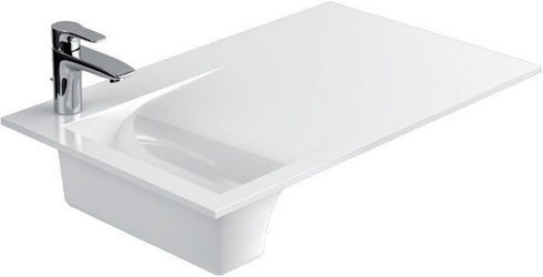 Раковина Цвет и Стиль Воля 80 L| 80x15x48