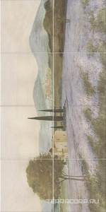 Керамическая плитка Kerama Marazzi Пикарди Панно  Лавандовое поле (из 8 частей 15х15) ХХ 30х60 Комбинированный 