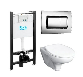 Комплект Roca Mateo 893100010 подвесной унитаз| 52x35x35