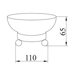 Мыльница ,настольная, бронза ZZ Boheme Hermitage 10330