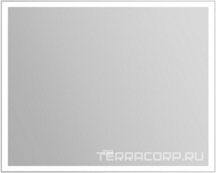 Зеркало 1200x30x800мм, реверс., с встроенным по периметру светильником, сенсорным выключателем, и подогревом 12W, 220-240V, BelBagno ZZ