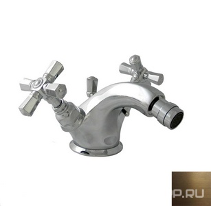 Смеситель для биде, с д/к, (цв. бронза),  ZZ Nicolazzi Teide Four 1934 BZ 45