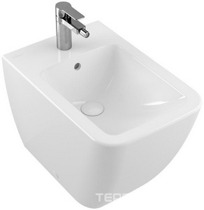 Биде подвесное 375х560мм, крепёж в компл., (цв. 01 white),  ZZ Villeroy & Boch Legato 54620001