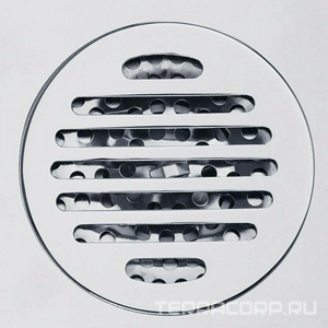 Трап сливной CANYON d40, с декоративной решеткой 100х100 мм, с мех-м обратным клапаном, хром XX Veragio Canyon VR.CAN-2010.CR