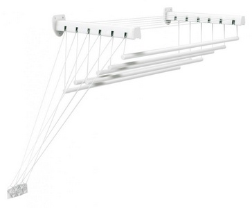 Сушилка для белья 120 см, настенная, стальная ZZ Gimi Brio Super 1052