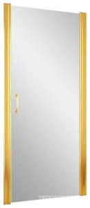 Дверь в нишу , 65x190 см, универсальное, профиль золото, стекло прозрачное ZZ Vegas Glass EP EP 0065 09 01