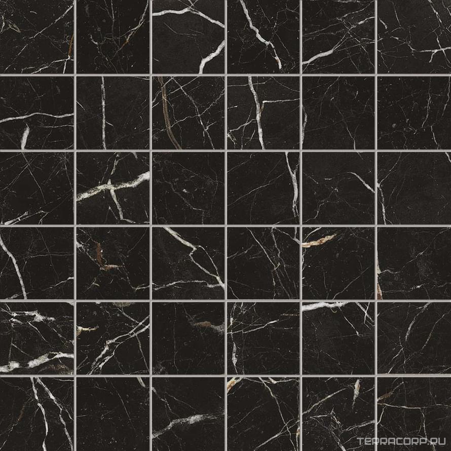 Мозаика AtlasConcorde Россия Allure Imperial Black Mosaic Lap/Аллюр Империал Блек Мозайка Шлиф Черный, фото 3