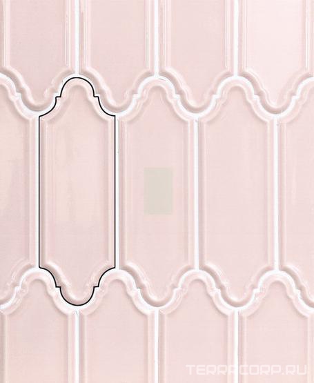 Керамическая плитка APE Ceramica The Hamptons Havens Pink 5x15 Розовый, фото 4