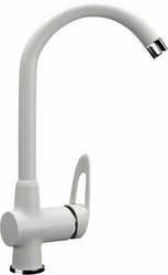 Смеситель Ulgran U-006(341) молочный, для кухонной мойки| 13x36x21
