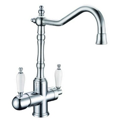 Смеситель Boheme Tradizionale Oro 113 для кухонной мойки| 18x35x29