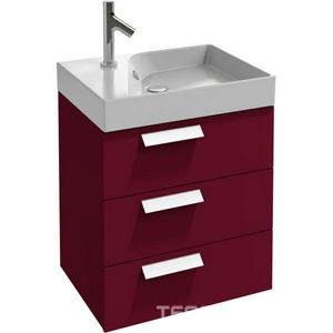 Раковина подвесная/накладная Jacob Delafon  EXQ112, 60x46x13.5 см, 1 отверстие под смеситель, цв. белый, ZZ Jacob Delafon Rythmik EXQ112-00